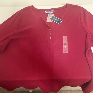 New .Karen Scott Jersey shirt